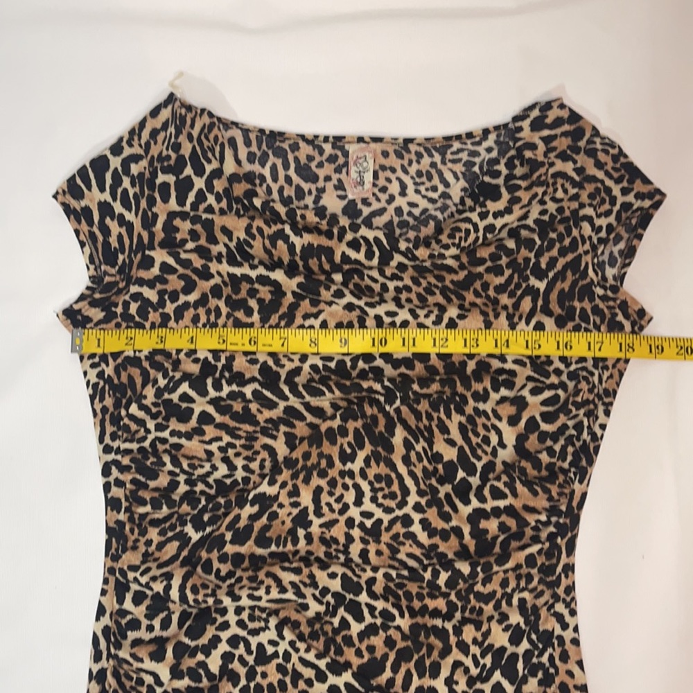 Animal print cut dress - Picture 6 of 6